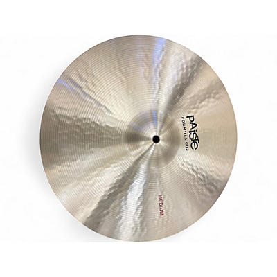 Used Paiste 16in formula 602 medium crash Cymbal