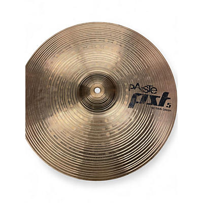 Used Paiste 16in pst5 thin crash Cymbal