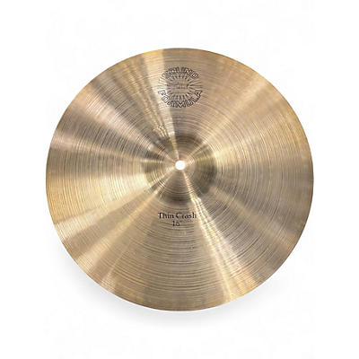 Used Paiste 16in sound formula thin crash Cymbal