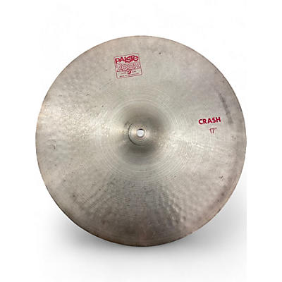 Used Paiste 17in 2002 Crash Cymbal