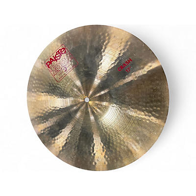 Used Paiste 17in 2002 Crash Cymbal