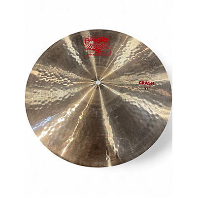 Used Paiste 17in 2002 Crash Cymbal