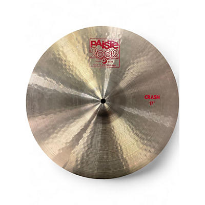 Used Paiste 17in 2002 Crash Cymbal
