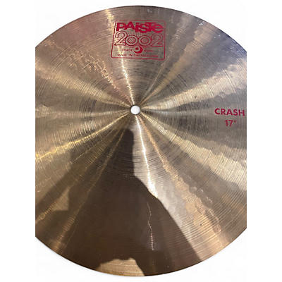 Used Paiste 17in 2002 Crash Cymbal