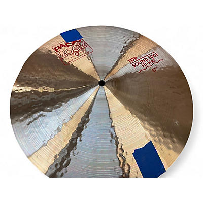 Used Paiste 17in 2002 SOUND EDGE HI-HAT PAIR Cymbal
