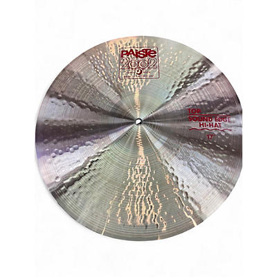 Used Paiste 17in 2002 SOUND EDGE HI HAT PAIR Cymbal