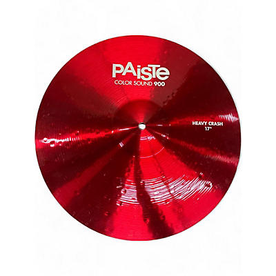 Used Paiste 17in 900 Colorsound Heavy Crash Cymbal