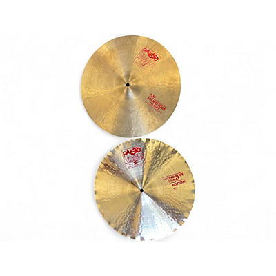 Used Paiste 17in Alpha Sound Edge Hi Hat Pair Cymbal