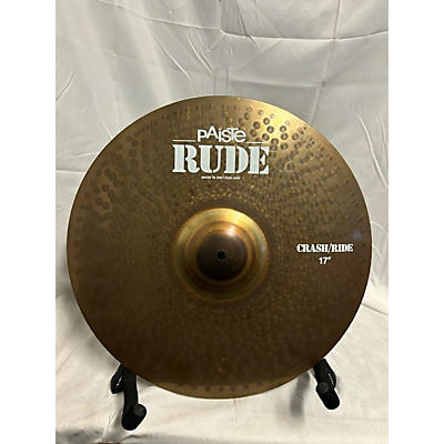 Paiste Used Paiste 17in Rude Classic Crash Ride Cymbal