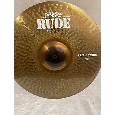 Paiste Used Paiste 17in Rude Classic Crash Ride Cymbal