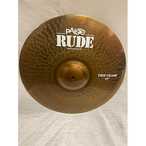 Paiste Used Paiste 17in Rude Thin Crash Cymbal 37