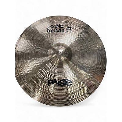 Used Paiste 17in SOUND FORMULA FULL CRASH Cymbal