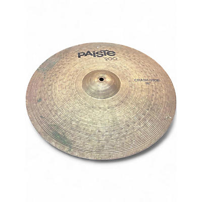 Used Paiste 18in 200 Crash/Ride Cymbal