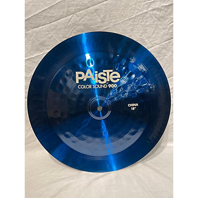 Paiste Used Paiste 18in 2000 Series Colorsound China Cymbal