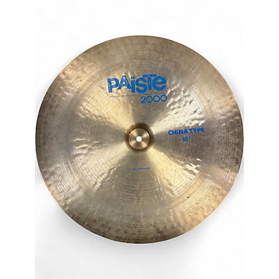 Used Paiste 18in 2000 Series Colorsound China Cymbal