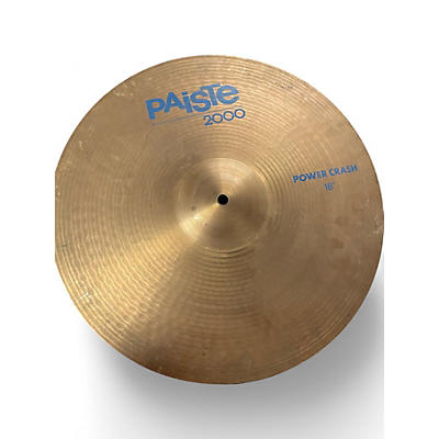 Used Paiste 18in 2000 Series Colorsound Power Crash Cymbal