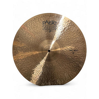 Used Paiste 18in 2002 Big Beat Cymbal