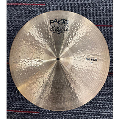 Paiste Used Paiste 18in 2002 Black Big Beat Cymbal