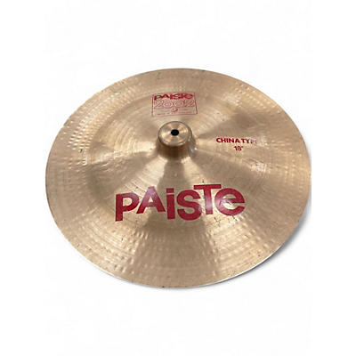Used Paiste 18in 2002 CHINA TYPE Cymbal