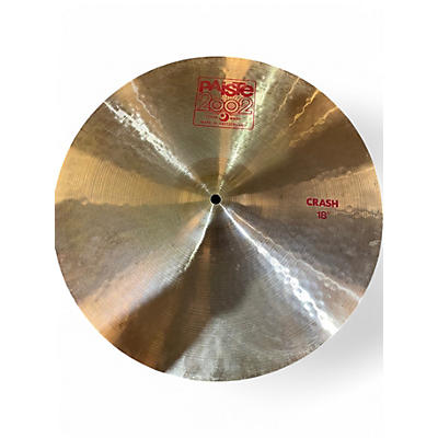 Used Paiste 18in 2002 Crash Cymbal
