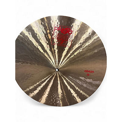 Used Paiste 18in 2002 Crash Cymbal