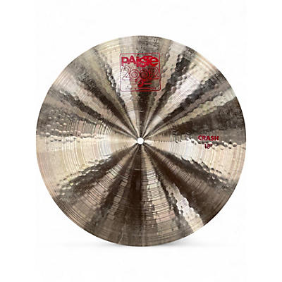Used Paiste 18in 2002 Crash Cymbal