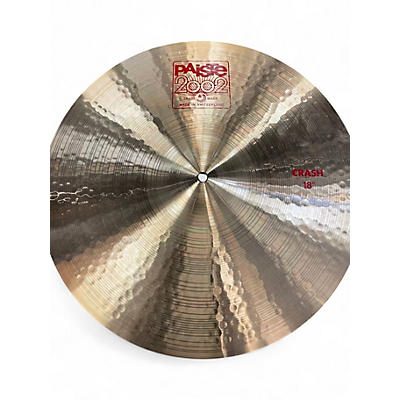 Used Paiste 18in 2002 Crash Cymbal