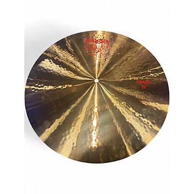 Used Paiste 18in 2002 Crash Cymbal
