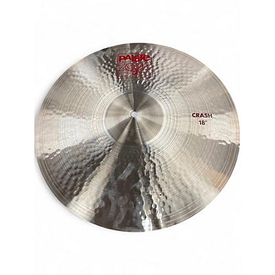 Used Paiste 18in 2002 Crash Cymbal