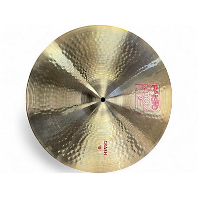 Paiste Used Paiste 18in 2002 Cymbal