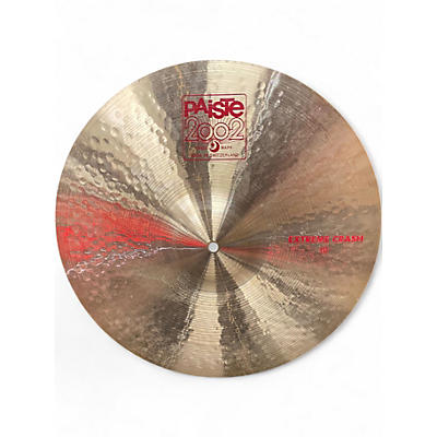 Used Paiste 18in 2002 Extreme crash Cymbal