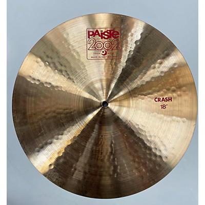 Paiste Used Paiste 18in 2002 Heavy Crash Cymbal