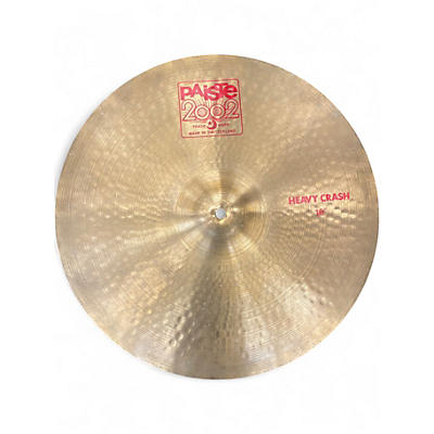 Used Paiste 18in 2002 Heavy Crash Cymbal