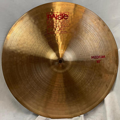 Paiste Used Paiste 18in 2002 Medium Crash Cymbal