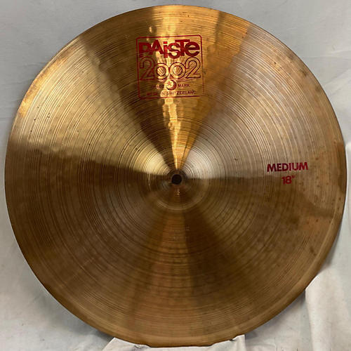 Paiste Used Paiste 18in 2002 Medium Crash Cymbal 38