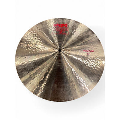 Used Paiste 18in 2002 Medium Crash Cymbal