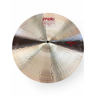 Used Paiste 18in 2002 Medium Crash Cymbal