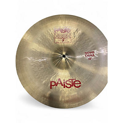 Used Paiste 18in 2002 NOVO CHINA Cymbal