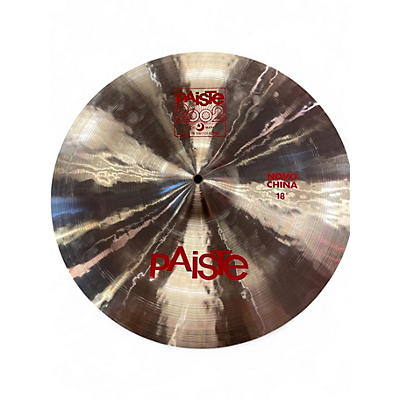 Used Paiste 18in 2002 NOVO CHINA Cymbal