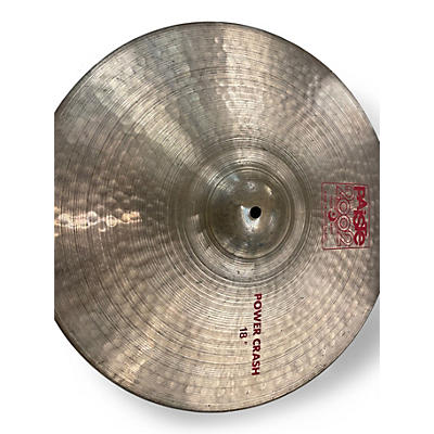 Used Paiste 18in 2002 Power Crash Cymbal