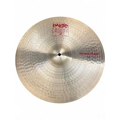 Used Paiste 18in 2002 Power Crash Cymbal