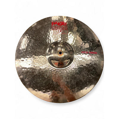 Used Paiste 18in 2002 Wild Crash  Cymbal