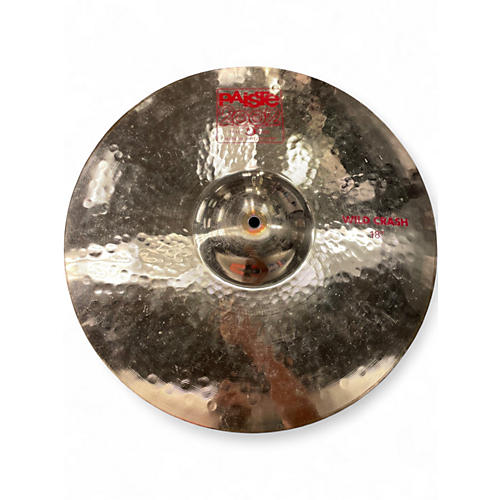 Used Paiste 18in 2002 Wild Crash  Cymbal 38