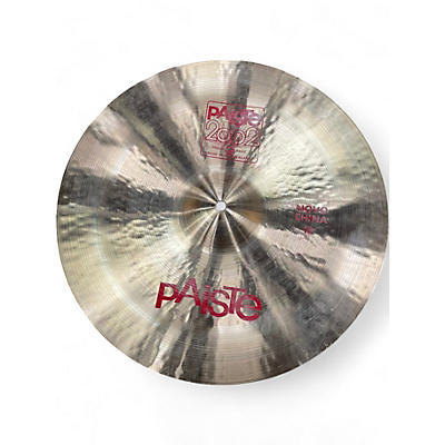 Used Paiste 18in 2002 novo china Cymbal