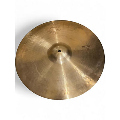 Used Paiste 18in 404 18 medium crash Cymbal