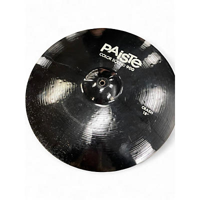 Used Paiste 18in 900 COLOR SOUND CRASH Cymbal