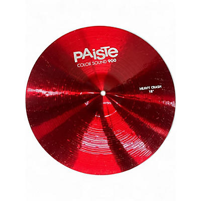 Used Paiste 18in 900 Colorsound Heavy Crash Cymbal