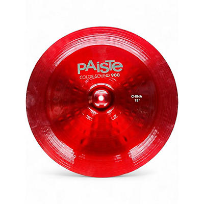 Used Paiste 18in 900 Series Color Sound Cymbal