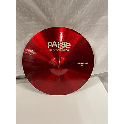 Paiste Used Paiste 18in 900 Series Heavy Crash Cymbal