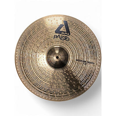 Used Paiste 18in ALPHA MEDIUM CRASH Cymbal